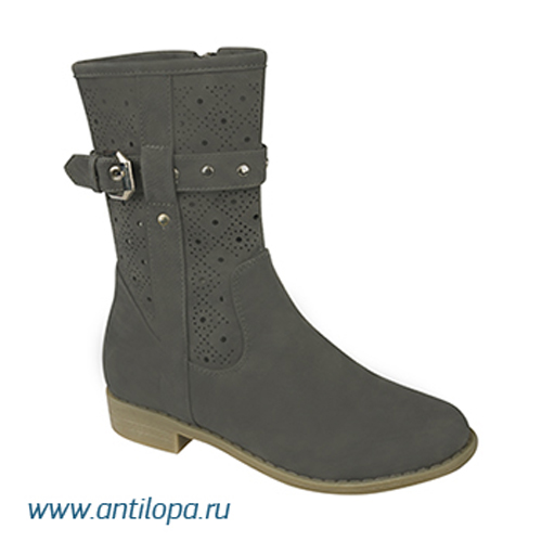6147-127 сапоги шк сер дев